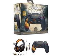 Manette PS4 - Hogwarts Legacy - Bluetooth - Lumineuse - Casque PRO-H3 Orange - 3.5 JACK