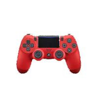 Manette PS4 sans fil Bluetooth - Rouge Chine, pavé tactile, double vibration, manette de jeu compatible PS4/Pro/Slim