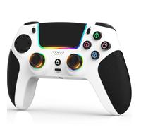 Manette PS5 Sans Fil de Gaming PC - Manette Bluetooth Effet Hall Anti-Drift, RGB, Turbo, Palettes Programmables pour Steam Deck