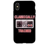 Manette rétro de Jeu Classique avec Humour des années 1900 Coque pour iPhone X/XS