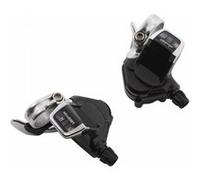 P2R Manette route pour cintre plat 10 vitesses Push-Pull Compatible Shimano Double-Triple (Paire)