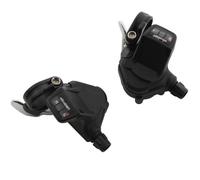 Manette Route P2r Pour Cintre Plat 9 Vitesses Push-Pull Compatible Shimano Double-Triple (Paire)