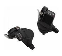 Manette route p2r pour cintre plat 9v. push-pull compatible shimano double-triple (paire)