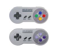 Manette Sans Fil 2.4 Ghz Compatible Pour (Snes) Super Nintendo Classic Mini Colore