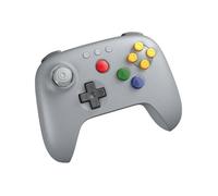 Manette sans fil - 8BITDO - 64 Bluetooth - Gris classique - Vibration - Analogique 3D