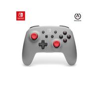 Manette sans fil PowerA pour Nintendo Switch - Gris rétro, manette, manette de jeu, manette filaire, sous licence officielle