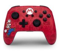 Manette sans fil améliorée pour Nintendo Switch PowerA Here we go Mario Rouge Rouge C