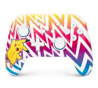 Manette sans fil améliorée PowerA pour Nintendo Switch, modèle OLED et Switch Lite, accessoire de jeu, manette de jeu, manette gaming, manette Bluetooth, sous licence officielle -Pokemon: Pikachu