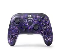 Manette sans fil améliorée PowerA pour Nintendo Switch, modèle OLED et Switch Lite, accessoire de jeu, manette de jeu, manette gaming, manette Bluetooth, sous licence officielle - RGB; Galactic Vortex