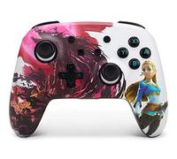 Manette sans fil améliorée PowerA pour Nintendo Switch, modèle OLED et Switch Lite, accessoire de jeu, manette de jeu, manette gaming, manette Bluetooth, sous licence officielle - Blood Moon Zelda