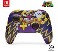 Manette sans fil améliorée PowerA pour Nintendo Switch - Wario, Nintendo Switch modèle OLED, Nintendo Switch Lite, Gamepad, manette de jeu, manette Bluetooth