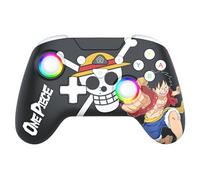 Manette sans fil Bluetooth Led Controller One Piece Luffy Fishman Noir pour Nintendo Switch et Nintendo Switch 2