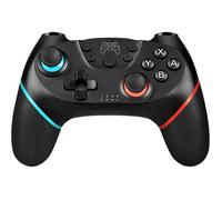 Manette Sans Fil Bluetooth Pro Avec Vibration 6 Axes Gyroscope, Manette Pour Nintendo Switch, Gamepad Érgnomique Joypad Sans Fil