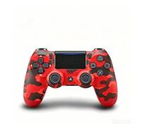 Manette sans fil Bluetooth PS4 neuve, rouge camouflage JEU VIDEO CONSOLE RETRO