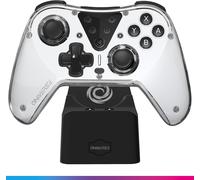 Manette Sans Fil Compatible Switch Oled Lite Pc Android Ios, Dock De Charge, Vibrations Réglables, Boutons Macro, Mode Turbo, Wake Up, Gyroscope 6 Axes, Astralite (Eridani White/Blanche)