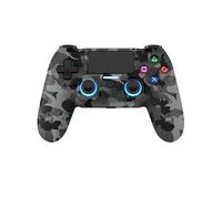 DragonShock - MIZAR+ - Manette sans fil Bluetooth Gris Intégral Camouflage pour PS4, PC et Mobile