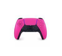Manette sans fil DualSense PS5 Nova Pink: retour haptique, gâchettes adaptatives, micro intégré et prise jack 3,5 mm