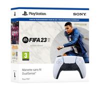 Manette Sans Fil Dualsense White + FIFA 2023