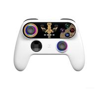 Manette sans fil ergonomique pour Nintendo Switch avec paramètres de sensibilité et macros personnalisables (White Kingdom)