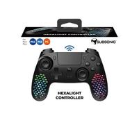 Subsonic SA5654 accessoire de jeux vidéo Noir Bluetooth/USB Manette de jeu PC, PlayStation 4, Playstation 3