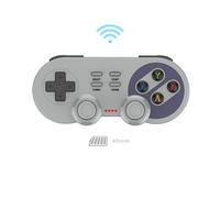 Manette sans fil inspirée de la SNES : joystick portable pour Nintendo Switch, Switch Pro, Android, PC et PS3 avec détection de mouvements, double