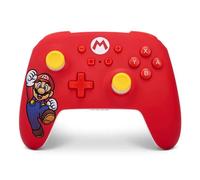 Manette sans fil PowerA pour Nintendo Switch, modèle OLED et Nintendo Switch Lite, accessoire de jeu, manette de jeu, manette Bluetooth, sous licence officielle - Mario Joy