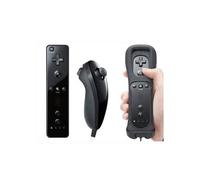Manette sans fil Nintendo Motion Plus - Noire - Avec Nunchuk et étui