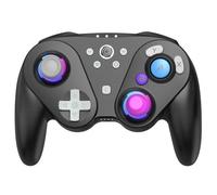 Oniverse Manette sans fil pour Switch/Switch 2/Gamecube/PC/Mobile, Autonomie 13h, Joysticks et gâchettes Hall Effect, Gyroscope, boutons macro, Mode Turbo, 4 modes LED - Foenix (Noir)