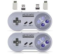 Manette sans fil pour mini SNES, manette de jeu avec récepteur sans fil USB compatible avec Switch, Windows, iOS, Liunx, appareil Android, Atention, fonctionne uniquement avec Mini SNES, vérifiez la