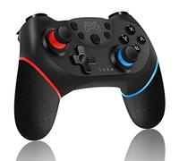 Manette sans fil pour Nintendo Switch, RegeMoudal Bluetooth Manette Switch Pro, Switch controller avec Batterie Rechargeable/Turbo/6-Axis Gyro/Double Moteur pour Switch Lite et PC