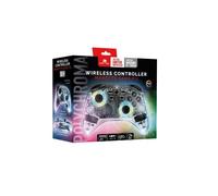 Manette Sans Fil pour Nintendo Switch - Transparente à LED - Câble 1M