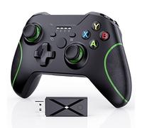Manette sans fil pour PC Windows (10/11), manette de jeu YTEAM avec adaptateur 2,4 G, contrôleur de PC sans fil pour fenêtre (10/11). (Compatible avec Black Myth : Wukong)