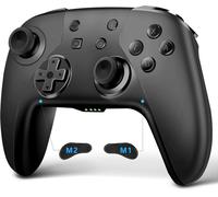 Manette Sans Fil Pour Switch/Switch 2/Lite/Oled, Manette Pour Switch Pro Avec Fonction Réveil Avec Un Bouton¿Manette Pour Switch Avec Double Vibration/Turbo/Screenshot (Noir)