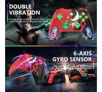 Manette Sans Fil Pour Xbox Compatible Avec Pc Windows 7/8/10/11/Android/Ios Avec Barres B'Éclairage Flash/Vibration/Audio 3,5 Mm/Turbo(Nécessite Une Mise À Niveau Manuelle)