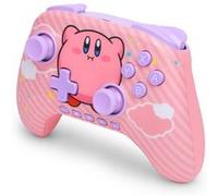 Manette sans fil PowerA Advantage pour Nintendo Switch 2 - Kirby PuffSous licence officielle, Effet Hall, Boutons programmables, Manette Pro, Bouton C, Commandes à détection de mouvement