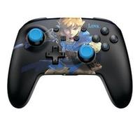Manette sans fil PowerA Lumectra Wake Up Link pour Nintendo Switch Noir et Bleu Noir et Bleu G