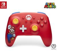 Manette sans fil PowerA pour Nintendo Switch - Mario Joie, manette, manette de jeu, manette filaire, sous licence officielle