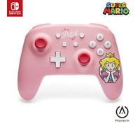 Manette sans fil PowerA pour Nintendo Switch - Princess Peach Rose, manette, manette de jeu, manette filaire, sous licence officielle