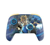 Manette sans fil Rematch Glow Link Hero pour Nintendo Switch et Nintendo Switch Modèle OLED Noir et Bleu