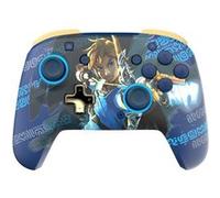 Manette sans fil Rematch Glow Link Hero pour Nintendo Switch et Nintendo Switch Modèle OLED Noir et Bleu Noir et Bleu G