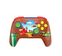 Turtle Beach Rematch Mario Brick Manette sans fil sous licence officielle Nintendo pour Nintendo Switch avec batterie rechargeable. Fonctionne aussi avec la Nintendo Switch 2 - Bouton C indisponible