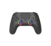 Subsonic - Manette pour PS5 sans fil avec palettes et Leds programmables fonction vibration et tactile - Manette PS5 Noire (Noir)