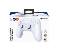 Manette Sans Fil Led Pour Ps5 Blanche Subsonic