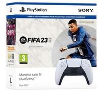 Manette sans fil Sony DualSense blanc + code de téléchargement FIFA 23 Blanc G