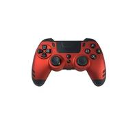 Manette sans Fil Steelplay Slim Pack pour PS4 PS3 et PC Rouge