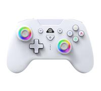 Subsonic Manette sans fil pour Switch 2 / Switch – avec LED, vibrations et gyroscope – Blanc