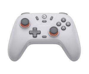 Manette sans fil tri-mode GameSir Nova Lite Hall effect Gris Blanc pour PC Windows Switch iOS Android avec DualVibration 6 axes Turbo