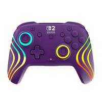 Manette sans fil Turtle Beach® Afterglow™ Wave Violet pour Nintendo Switch™ 2 Nintendo Switch™ Nintendo Switch™ Lite et Nintendo Switch™ Modèle OLED