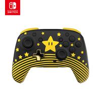 Manette Sans Fil Turtle Beach Rematch Super Mario Star - Nintendo Switch/Switch OLED/Switch Lite/Switch 2 (Bluetooth, 9m, Batterie 40h, USB-C)