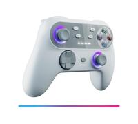 Oniverse Manette sans fil Walli – joysticks Hall Effect, gyroscope, boutons macro, 6h, Gris rétro